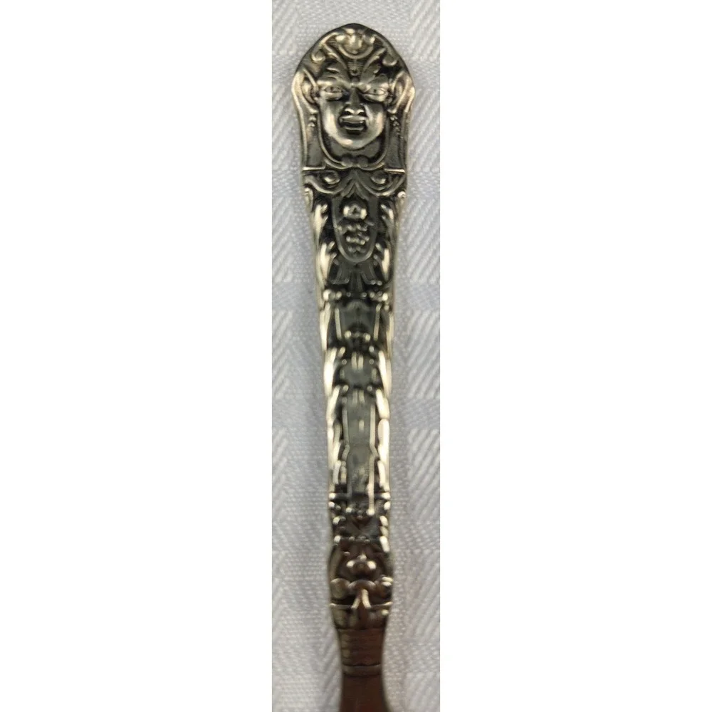 Mythologique Gorham Silver Knife Fish Knife Budda Medusa Devil Groutesq Face